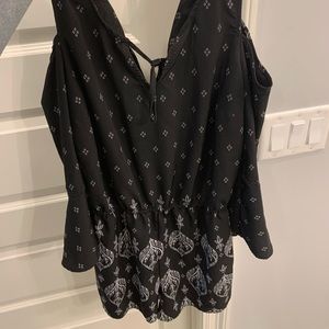 Off the shoulder romper